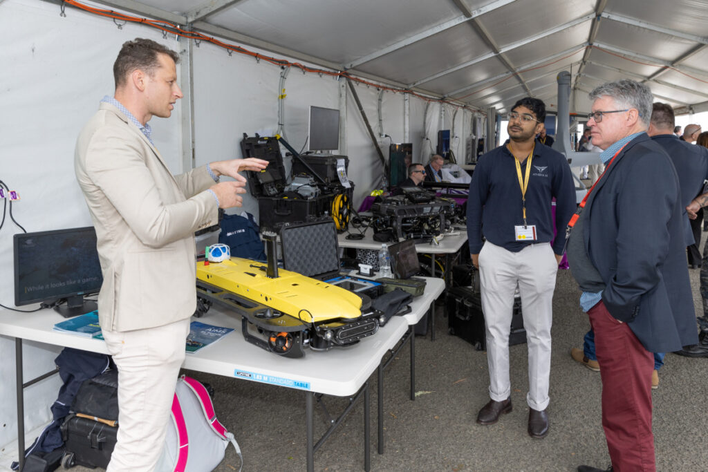 Particpants and exhibitors at Exercise Autonomous Warrior 23