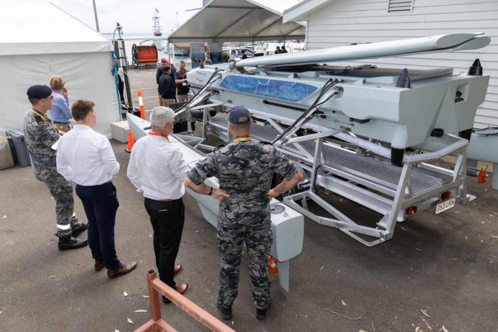 Particpants and exhibitors at Exercise Autonomous Warrior 23