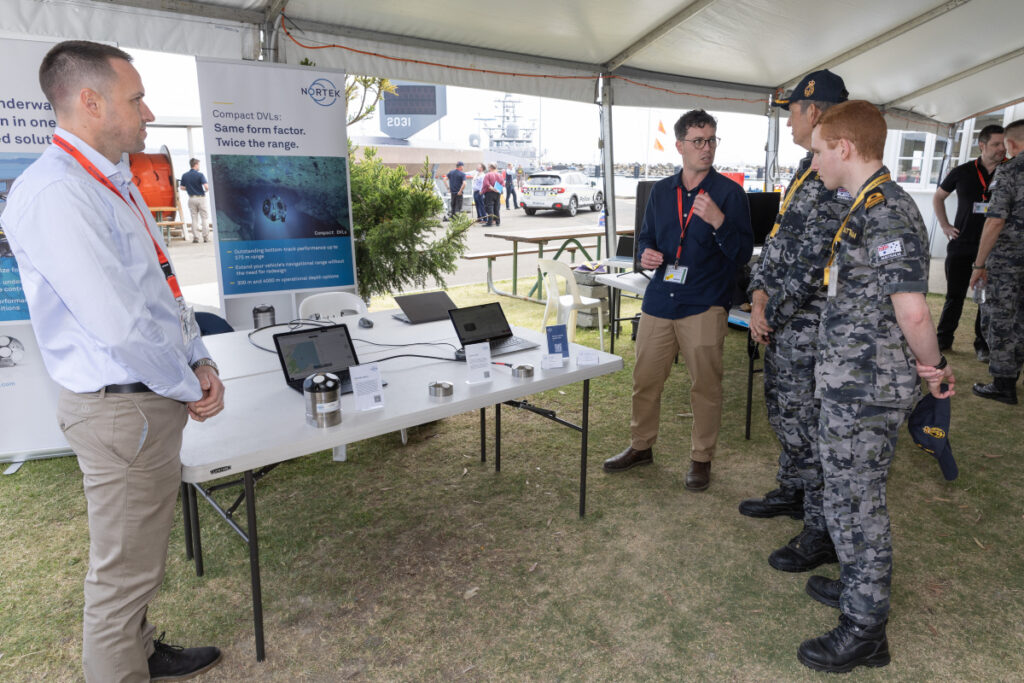 Particpants and exhibitors at Exercise Autonomous Warrior 23