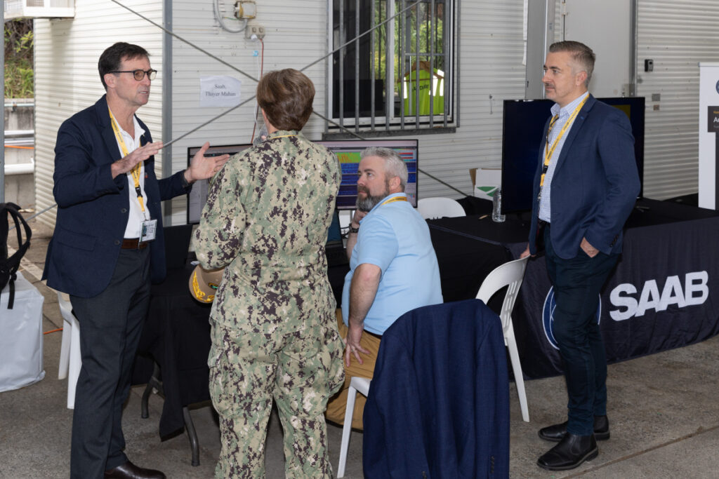 Particpants and exhibitors at Exercise Autonomous Warrior 23